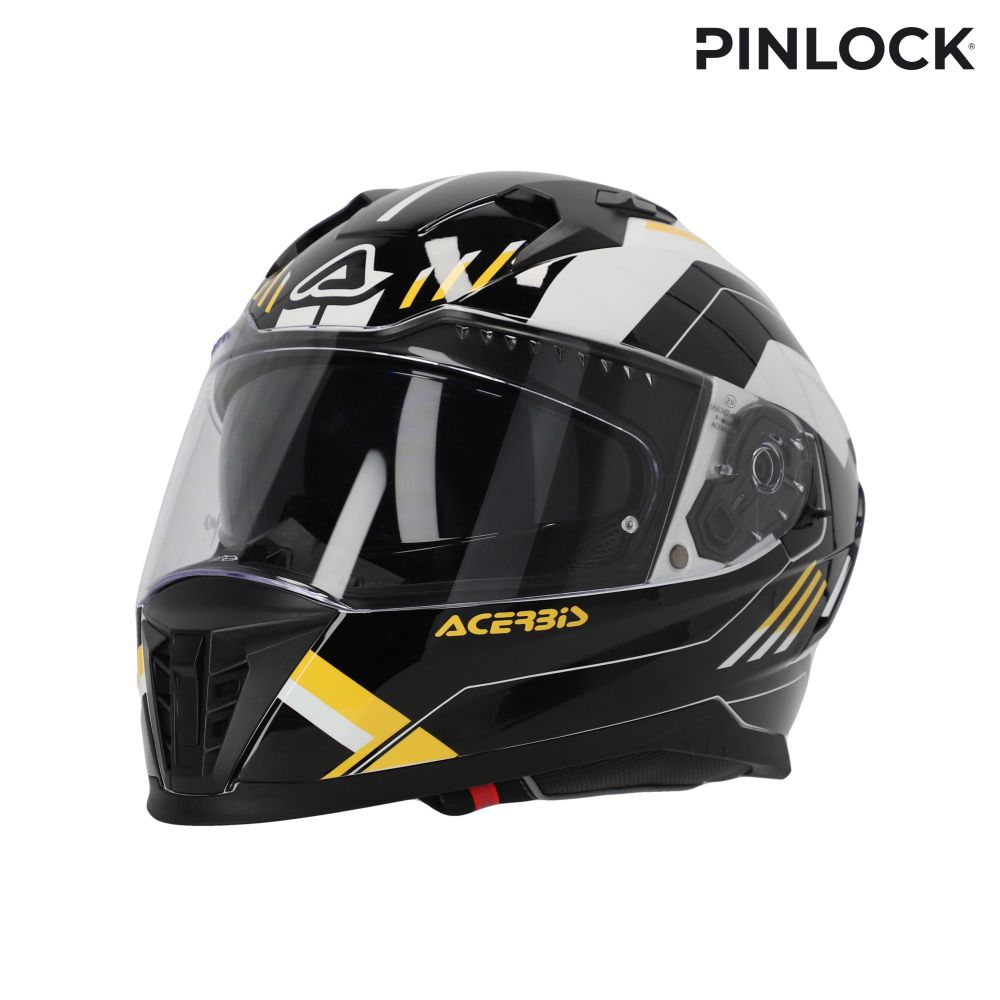 ACERBIS - X-WAY GRAPHIC HELMET BLACK YELLOW